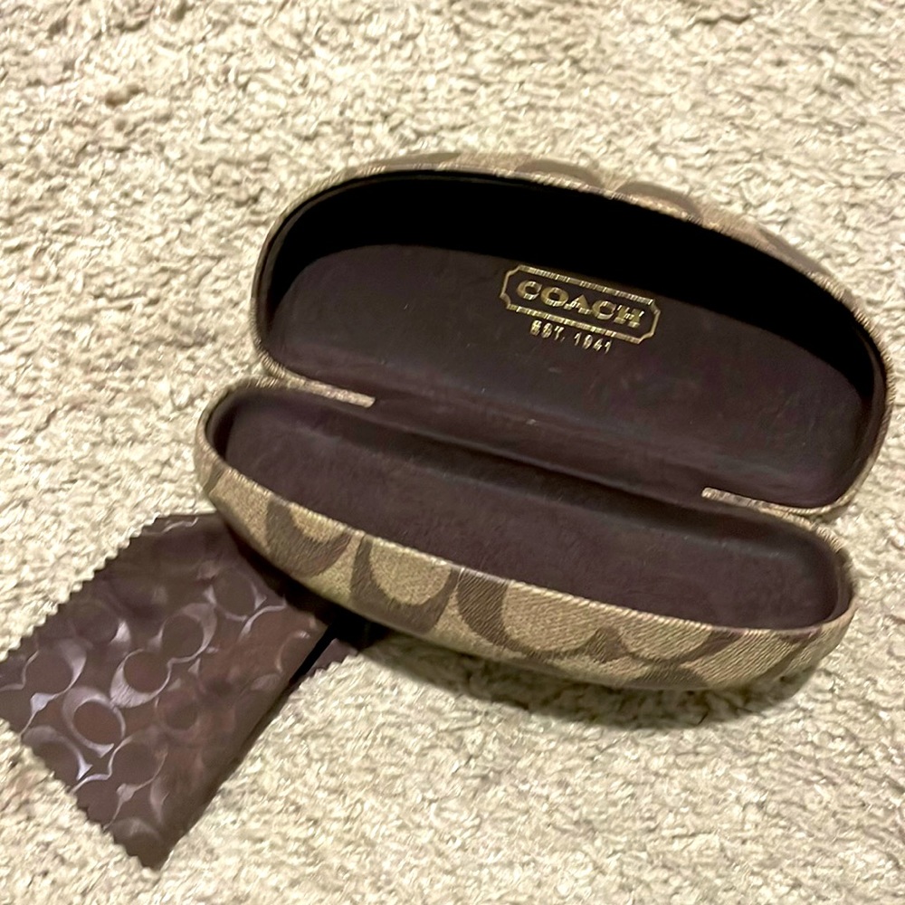 Coach eyeglasses case